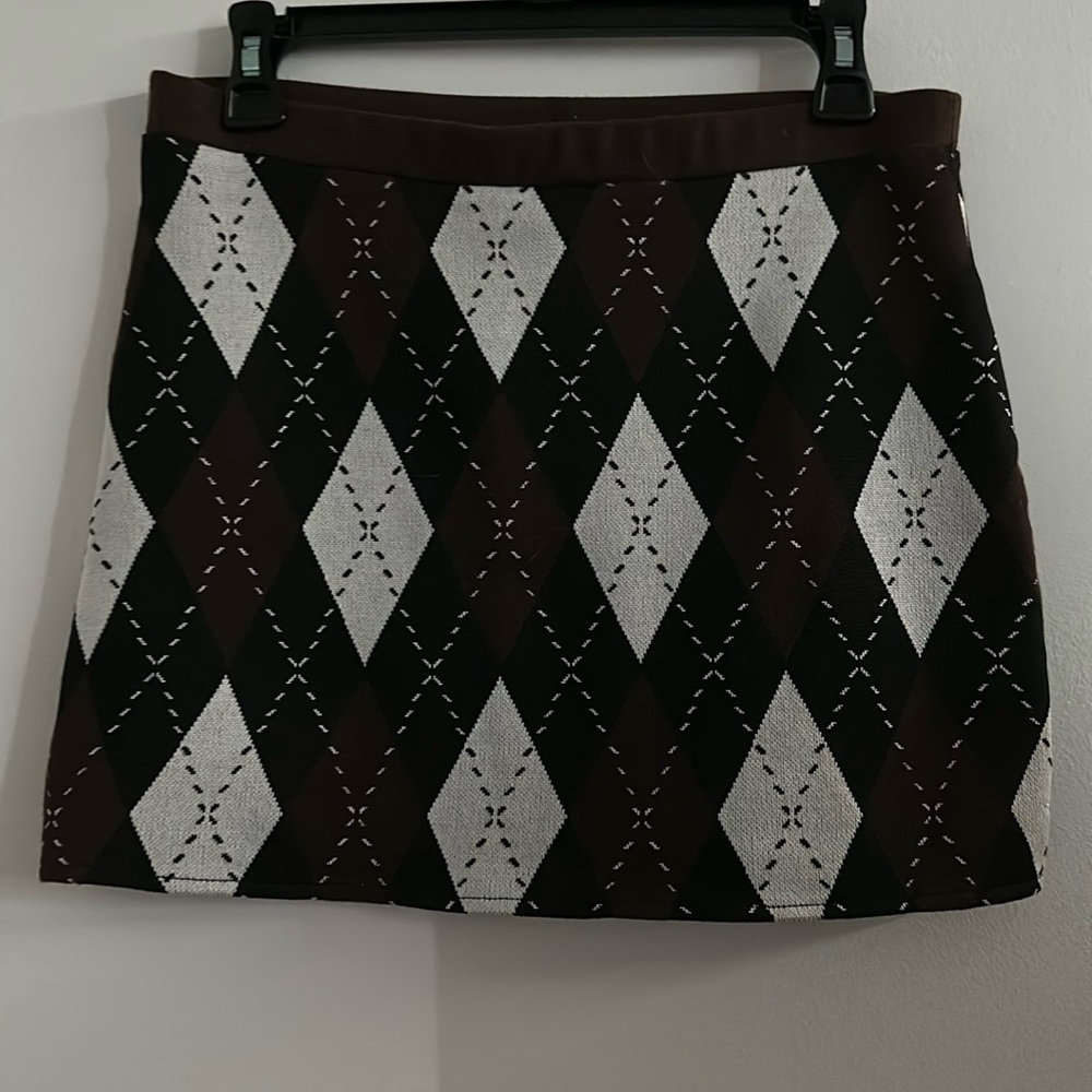 H&M Divided Mini Skirt Plaid